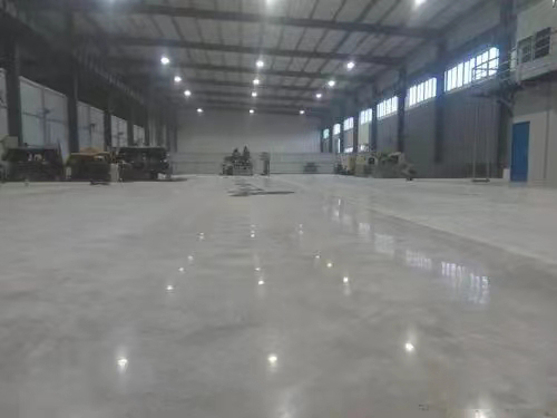 水泥地面固化